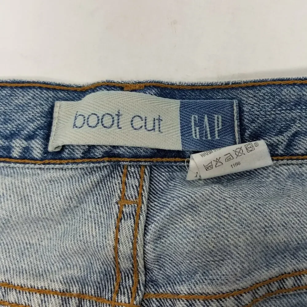 GAP Jean Cut offs Denim Short‎ Shorts  Distressed Jean Shorts Size 16